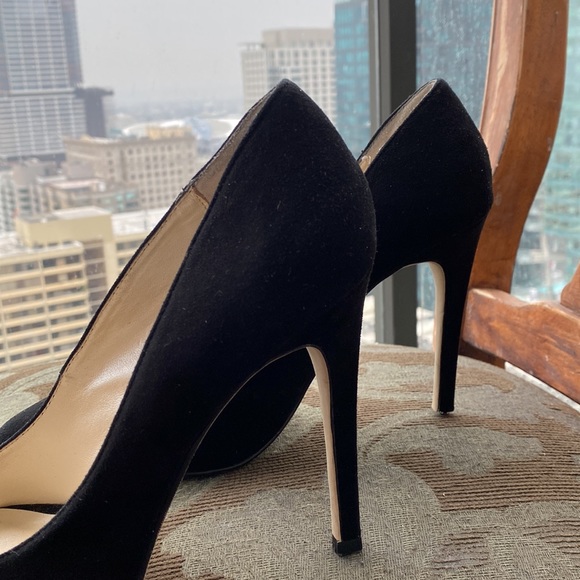 Karen Millen 100% all leather sky high stiletto pump heels - 40 - Picture 4 of 16